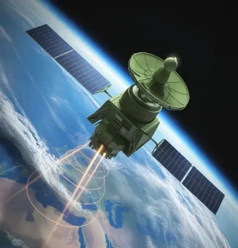 We design, build, test, and deliver complete satellite missions, not just hardware